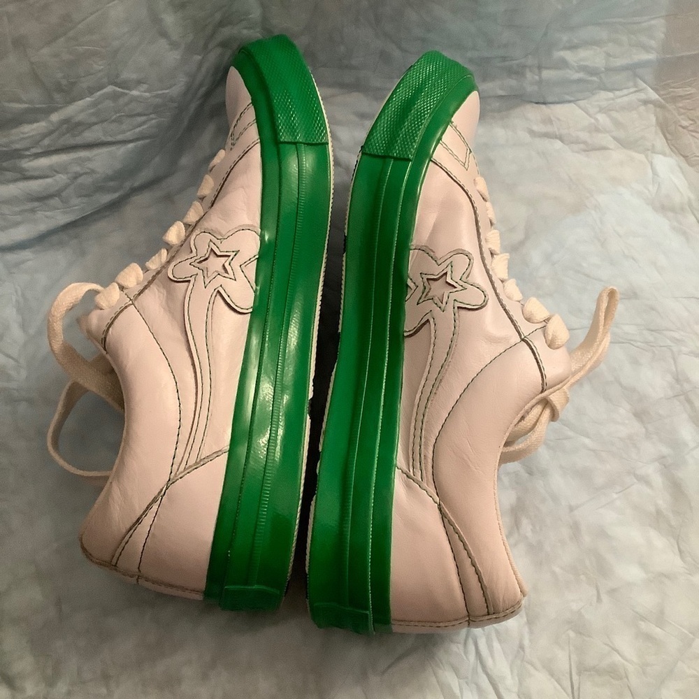 Converse One Star OX x Golf Le Fleur Kelly Green Womens Sz 9.5 Mens Sz 7… - Picture 10 of 12